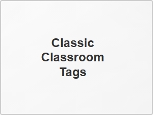 Retro 1950s Style Name Tags for Classrooms